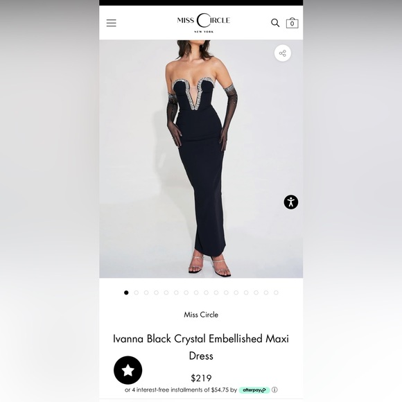 THE Perfect Event Dress! Miss Circle Gorgeous Event Cocktail Dress 🪩✨ worn once - Picture 2 of 5